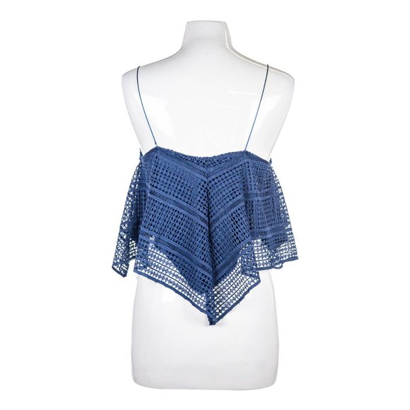 Zara Tank Tops MED Blue - Picture 2 of 2